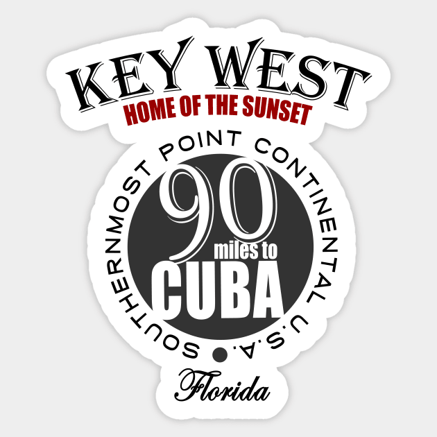 Key West, Florida Sticker by dejava